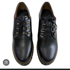 Dr. Martens Black Smooth Leather Boots